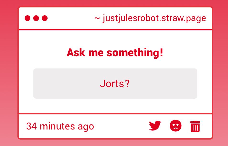 Jules ⚡️🪽 (@justjules_exe) on Twitter photo Yea. Fuckin love jorts. Yea. Fuckin love jorts.