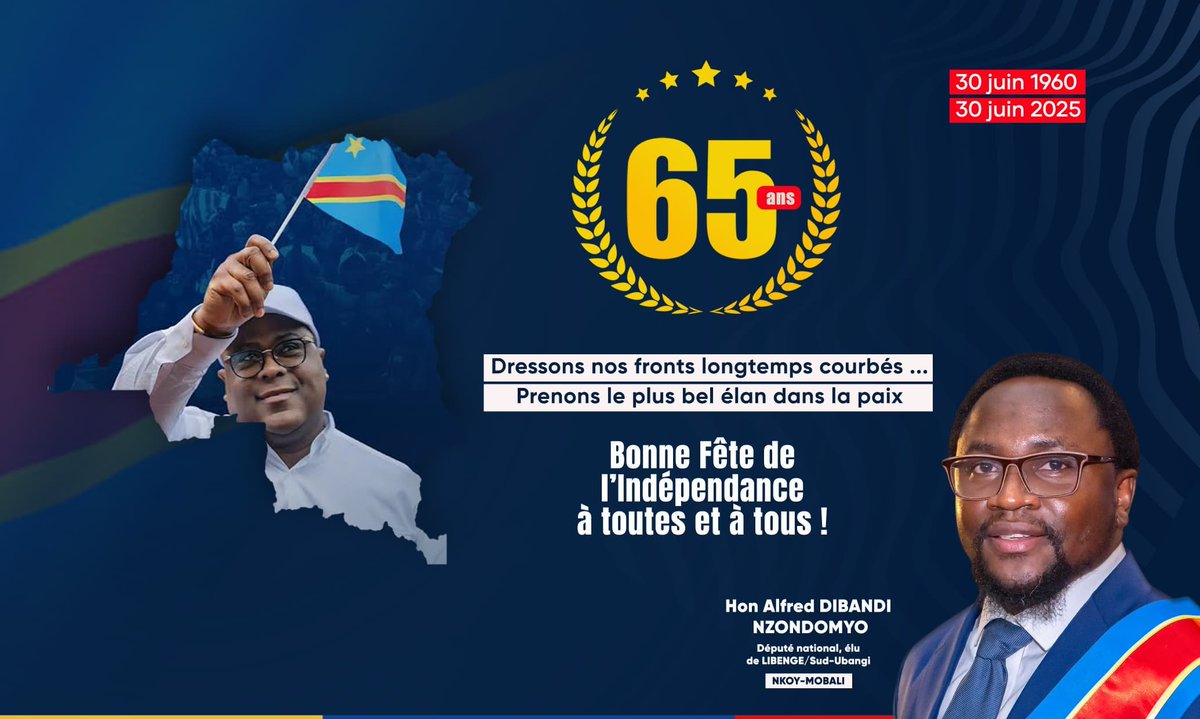 Le 30 juin est un serment, un héritage spirituel à pérenniser...

Bonne fête nationale. 

#ADN