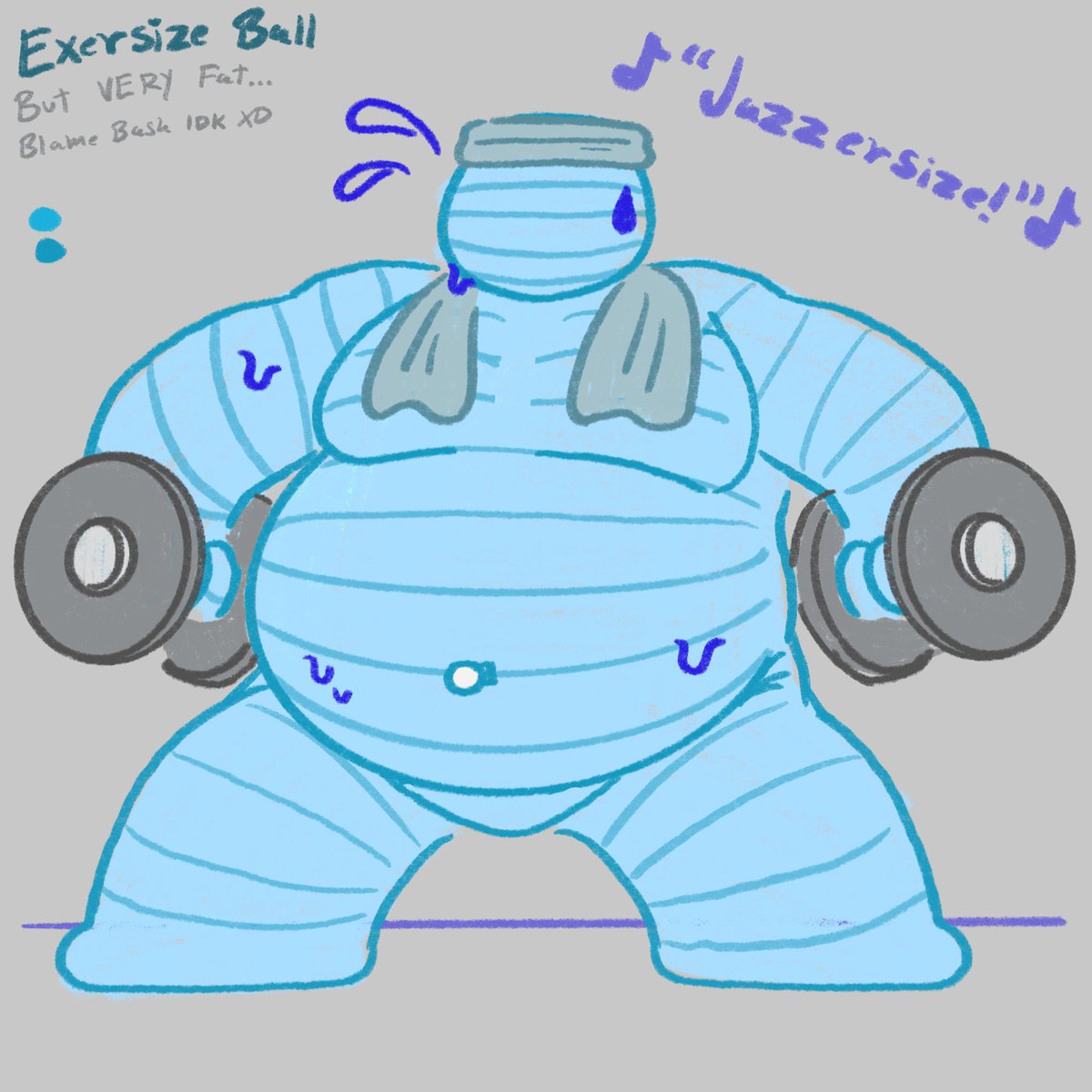 NubToons (Mainly on ๐โ๏ธ) (@nubtoons) on Twitter photo Doodled a FAT FAT exercise ball as per inspiration from joining <a href="/BashfulBearArts/">BashfulBear</a> stream again (tho it looks kinda normal to how I drawโฆ ๐ฅฒ)
#Art #Fat #Belly #Doodle #Exercise #Ball Doodled a FAT FAT exercise ball as per inspiration from joining <a href="/BashfulBearArts/">BashfulBear</a> stream again (tho it looks kinda normal to how I drawโฆ ๐ฅฒ)
#Art #Fat #Belly #Doodle #Exercise #Ball