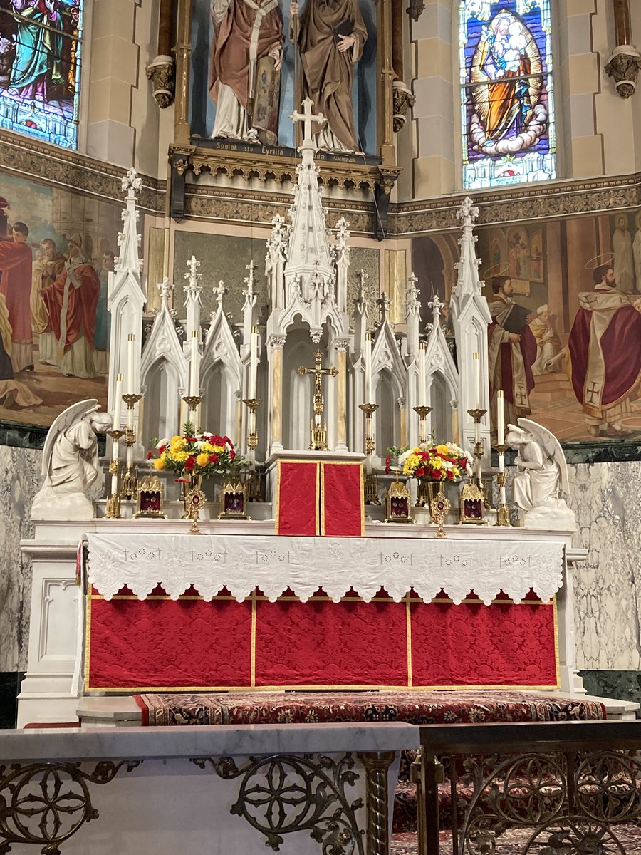 IteAdJoseph319's tweet photo. Feast of the Holy Apostles Peter and Paul in the Octave of the Sacred Heart.  Sts. Cyril and Methodius Oratory, Bridgeport, CT. https://t.co/KlgAHBE2fT