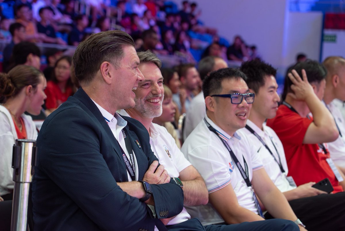 The <a href="/NBA/">NBA</a> is in Singapore 🏀

Chargé d’Affaires Casey Mace joined NBA Asia Managing Director Wayne Chang, Senior Vice President Ed Winkle, and Sport Singapore Chief Executive Officer Alan Goh at the NBA Rising Stars Invitational Finals!

The tournament brought together high school