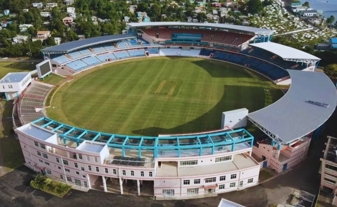 CRCCNews's tweet photo. #CRCCBuildingTogether The China-aided #Grenada National Cricket Stadium renovation, managed by #CRCC, is now complete and handed over! Upgraded stands, roofing, and security systems will help Grenada shine on the international stage. 🏏🌍 https://t.co/yAgWgNQAlx