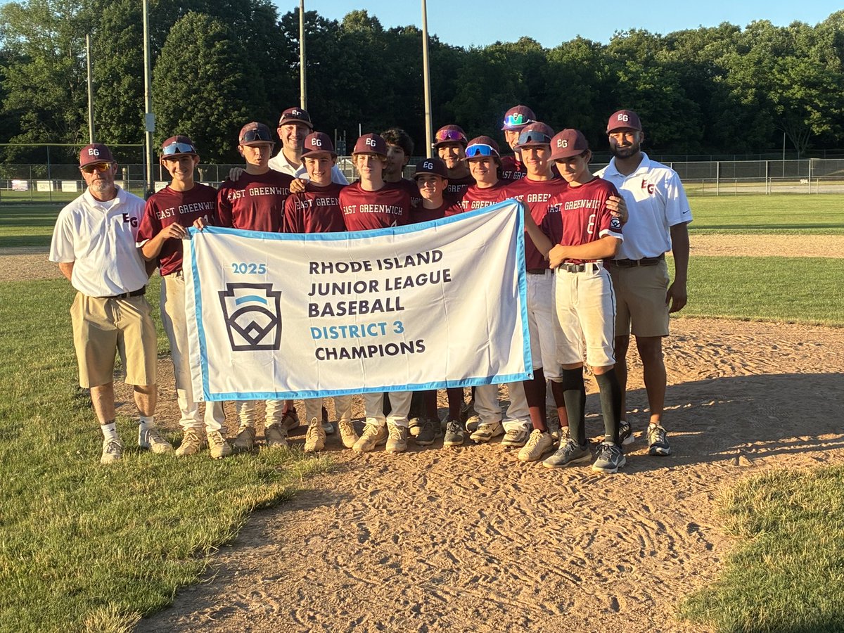 EG Juniors capture the District 3 title with an impressive 14-3 win over  Coventry on Sunday night at Paine Field