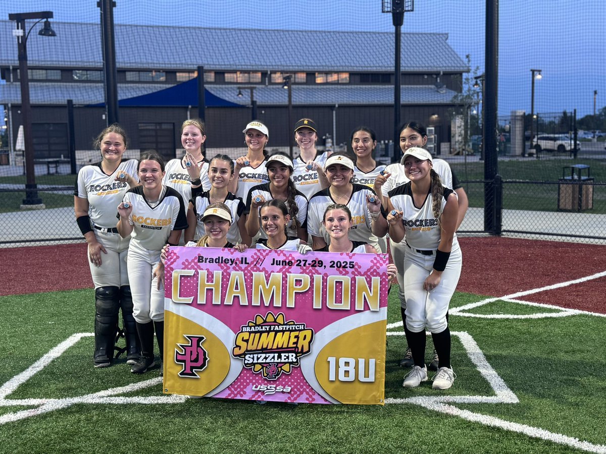 18U champions!  More details later but an amazing few games played today by our athletes! Rock on!