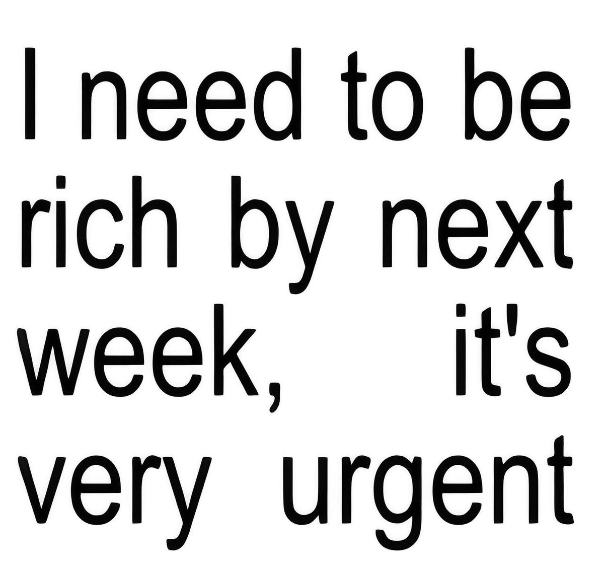 _W0NW0O's tweet image. Financial urgency : god level