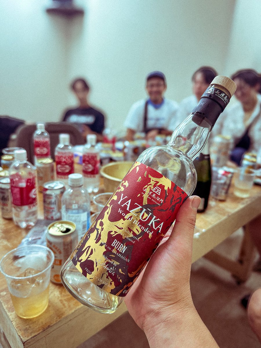 ひとまず昨日はお疲れ様でした🥁全然、酒が抜けないっすわー🥃help🍾