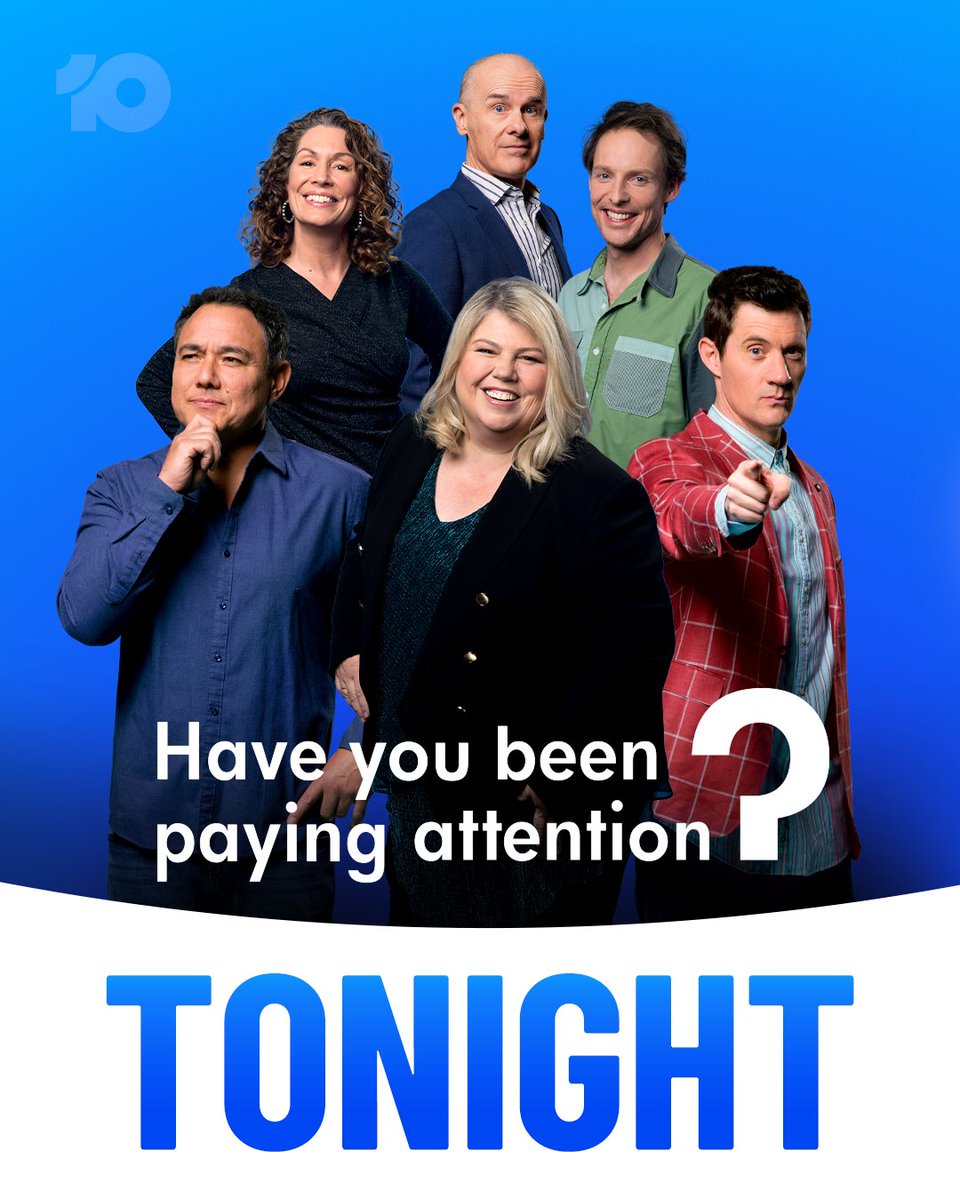 Channel10AU's tweet image. Have Urzila, Guy, Kitty, Sam and Ed been paying attention? 🤔
#HYBPA | 8.40 Tonight on @Channel10AU | Watch + Stream Free