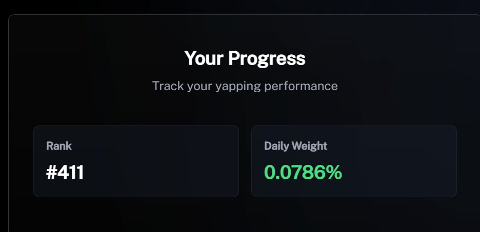 （Day25）
一些碎碎念
 <a href="/Vader_AI_/">VaderAI</a> <a href="/virtuals_io/">Virtuals Protocol</a>
1⃣ $Vader Pts +1889 
虽然Kaito分数破0了但仍然没有Yapping 分数，不清楚Kaito是如何抓取和给分的，希望能早日检索到角落里的我。
2⃣翻看 vaderai.ai/yapping官网
原来我也在榜上，虽然排名四百多就是了，哈哈。