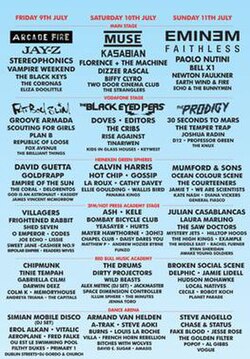 JamesG139's tweet photo. Watching The Prodigy is reminding me of when I saw them at Oxygen '10. I would argue the Oxygen lineup was slightly better than the Glastonbury one. #Glastonbury2025 https://t.co/d03qLigSoy