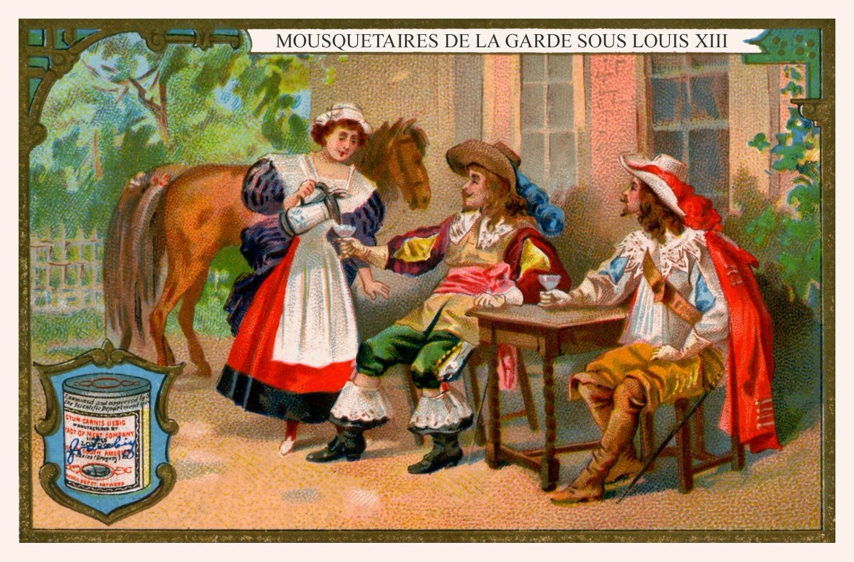 🍷The Musketeers enjoy a quiet Sunday night drink.