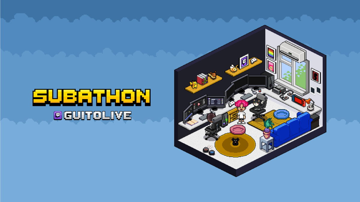 SUBATHON💜DIA 01
twitch.tv/guitolive
twitch.tv/guitolive