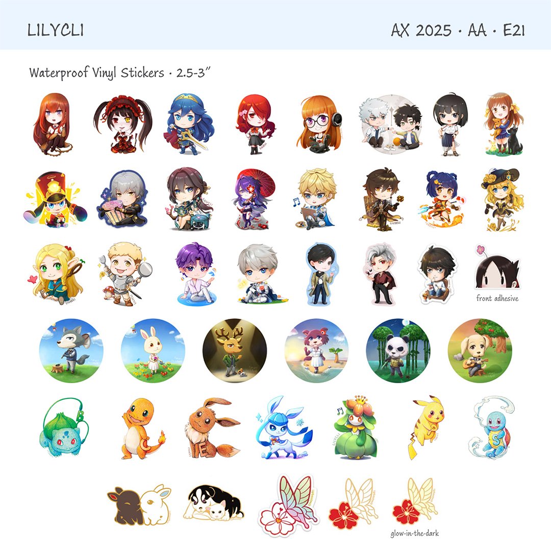 lilycli's tweet photo. Stickers and stamp rallies (Part 4/4) https://t.co/dajaJYO5TJ