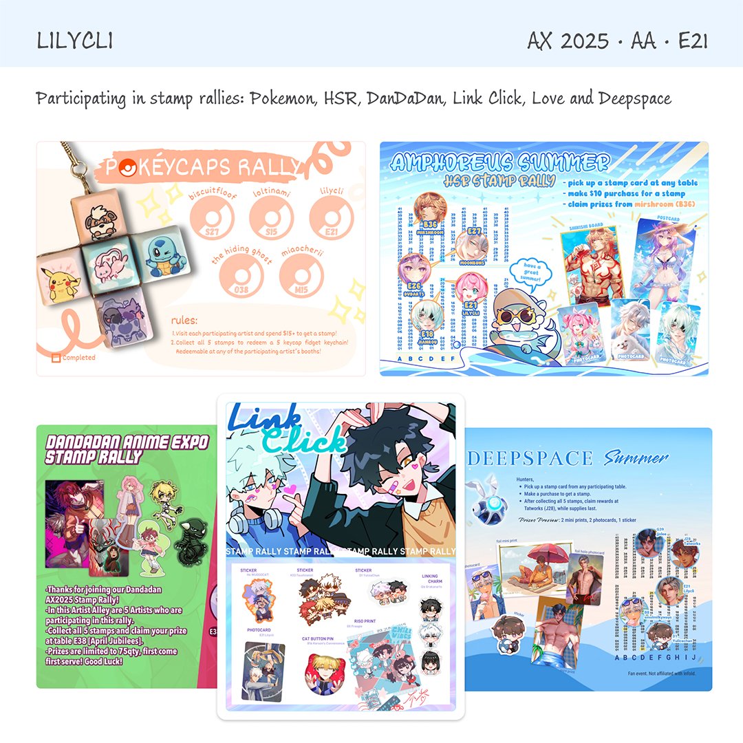 lilycli's tweet photo. Stickers and stamp rallies (Part 4/4) https://t.co/dajaJYO5TJ