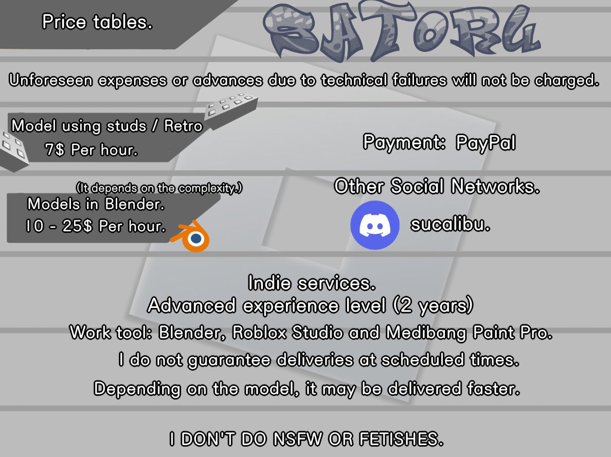 Satoru38954's tweet image. Commissions Prices!!
Preços das comissões!!
((ANY QUESTIONS, DM ME ON DISCORD OR TWITTER / X.))
((QUALQUER DÚVIDA, ME CONTATE VIA DM NO DISCORD OU TWITTER / X.))
Deus abençoe a todos &lt;3 / God bless you all &lt;3
#commissionsopen, #comission.