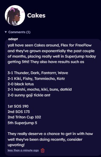 adapt🪷 (@adaptability_) on Twitter photo SUGGESTED THE BEST FLEX IN THE WORLD <a href="/Xneocakes/">Cakes | Prefers BlueSky~</a> TO +2! They’ve been so fucking insane recently pls consider commenting and upvoting they rly deserve this opportunity. SUGGESTED THE BEST FLEX IN THE WORLD <a href="/Xneocakes/">Cakes | Prefers BlueSky~</a> TO +2! They’ve been so fucking insane recently pls consider commenting and upvoting they rly deserve this opportunity.