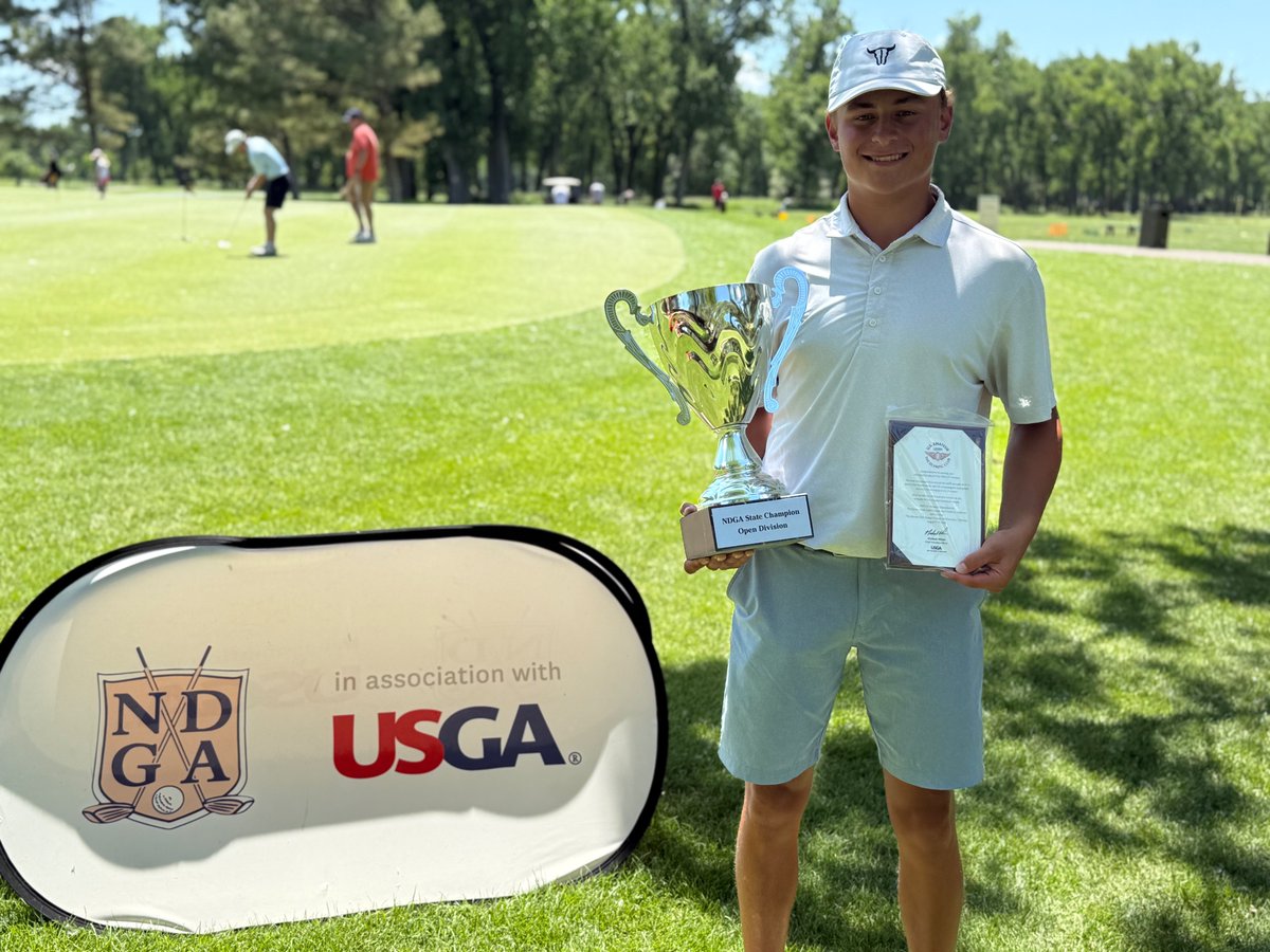 facebook.com/share/p/19HuMn…

Congrats all Winners of the Kramer Agency - NDGA State Stroke Play Championship at Riverwood GC in Bismarck!  What a great finish by Carson Skarperud to come back from 1 down with back to back birdies on 17 and 18 for the win!
