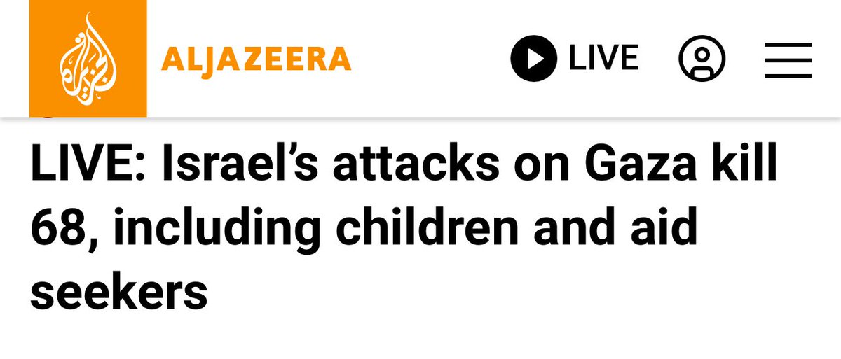 Every day, without exception, Israel is slaughtering and starving Palestinians.

Genocide should be the top story of every major news outlet, instead, we get barely a whisper.