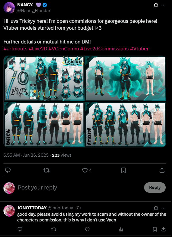 Pastel Angel VA-Commisions Open tweet media