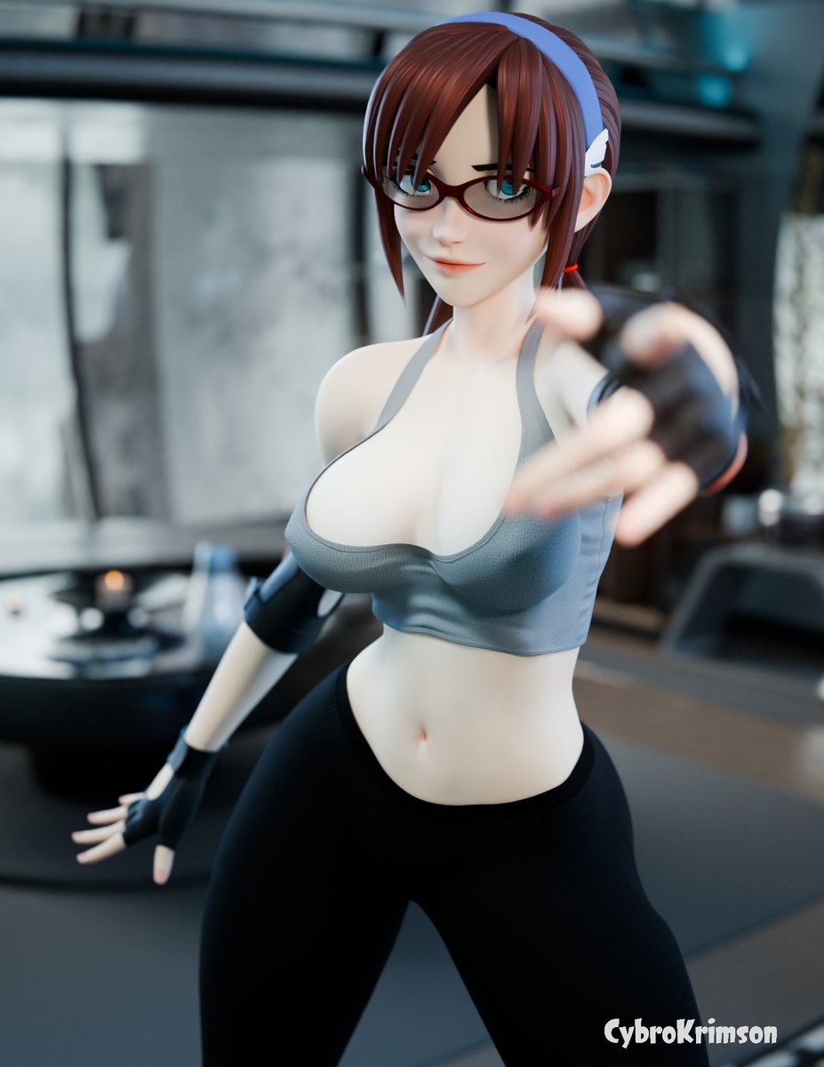 Oh yeah It's Mari from Evangelion!

Model <a href="/Lia_3D/">Lia3D</a>