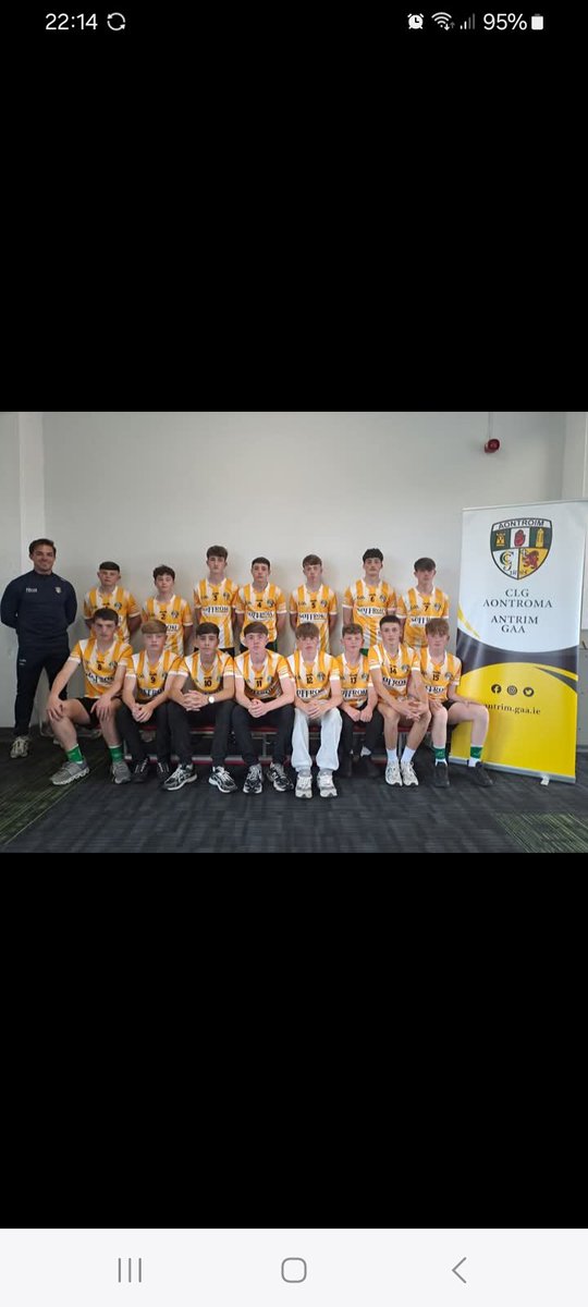 Antrim Schools Cup 🏆 Year 10 Football All Stars 2024/2025 🌟

Congratulations to all the winners 👏 especially our 3 Naomh Éanna players - 
Jay James
Odhran brown 
Gerard McKenna

Well done boys!