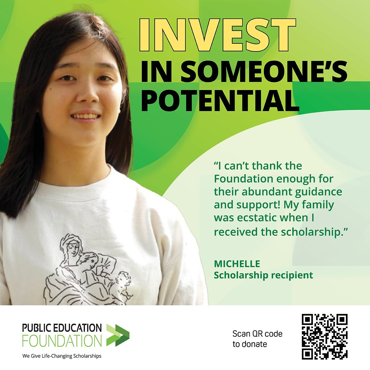 Last day to make a donation for the end of financial year. Support students like Rafeef and Michelle by donating today. With 96% of our scholars achieving better academic results thanks to their scholarships, your contribution can transform lives. Help us break down the barriers