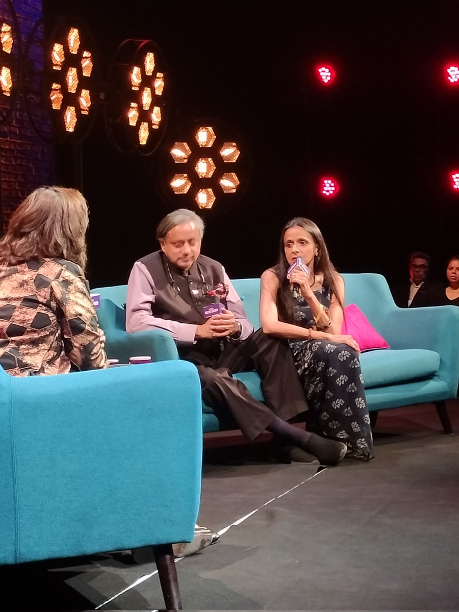Jaishree Misra (@jaishreemisra) on Twitter photo A special treat for me at #WeTheWomen was watching the ever-eloquent <a href="/ShashiTharoor/">Shashi Tharoor</a> with his sis & my friend <a href="/SmitaTharoor/">Smita Tharoor Motivational Keynote Speaker</a> together on stage.
Also met a lovely #Thiruvananthapuram lassie <a href="/Souparnikanair/">Souparnika Nair</a> who is overflowing with musical talent. Sure to go very far! A special treat for me at #WeTheWomen was watching the ever-eloquent <a href="/ShashiTharoor/">Shashi Tharoor</a> with his sis & my friend <a href="/SmitaTharoor/">Smita Tharoor Motivational Keynote Speaker</a> together on stage.
Also met a lovely #Thiruvananthapuram lassie <a href="/Souparnikanair/">Souparnika Nair</a> who is overflowing with musical talent. Sure to go very far!