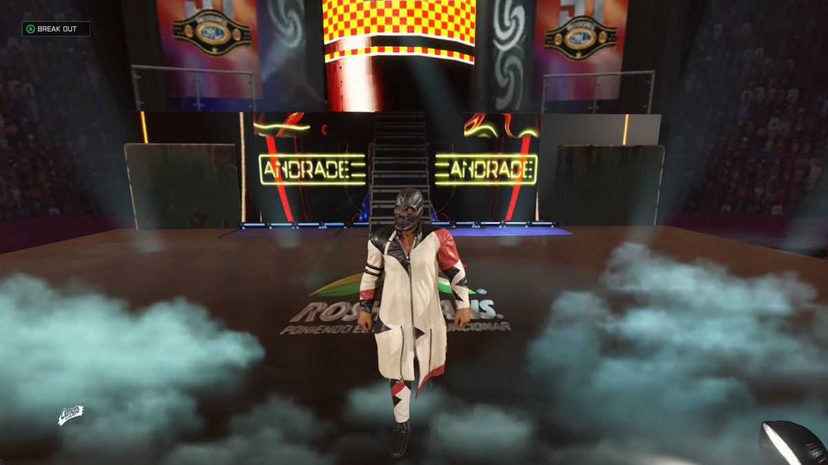 Arena Mexico with stairs and working trons ! #WWE2K25 

<a href="/JonathanSABU/">JonathanSABU</a> will be uploading this for yall so make sure to follow him! for updates and more pictures of the arena!
