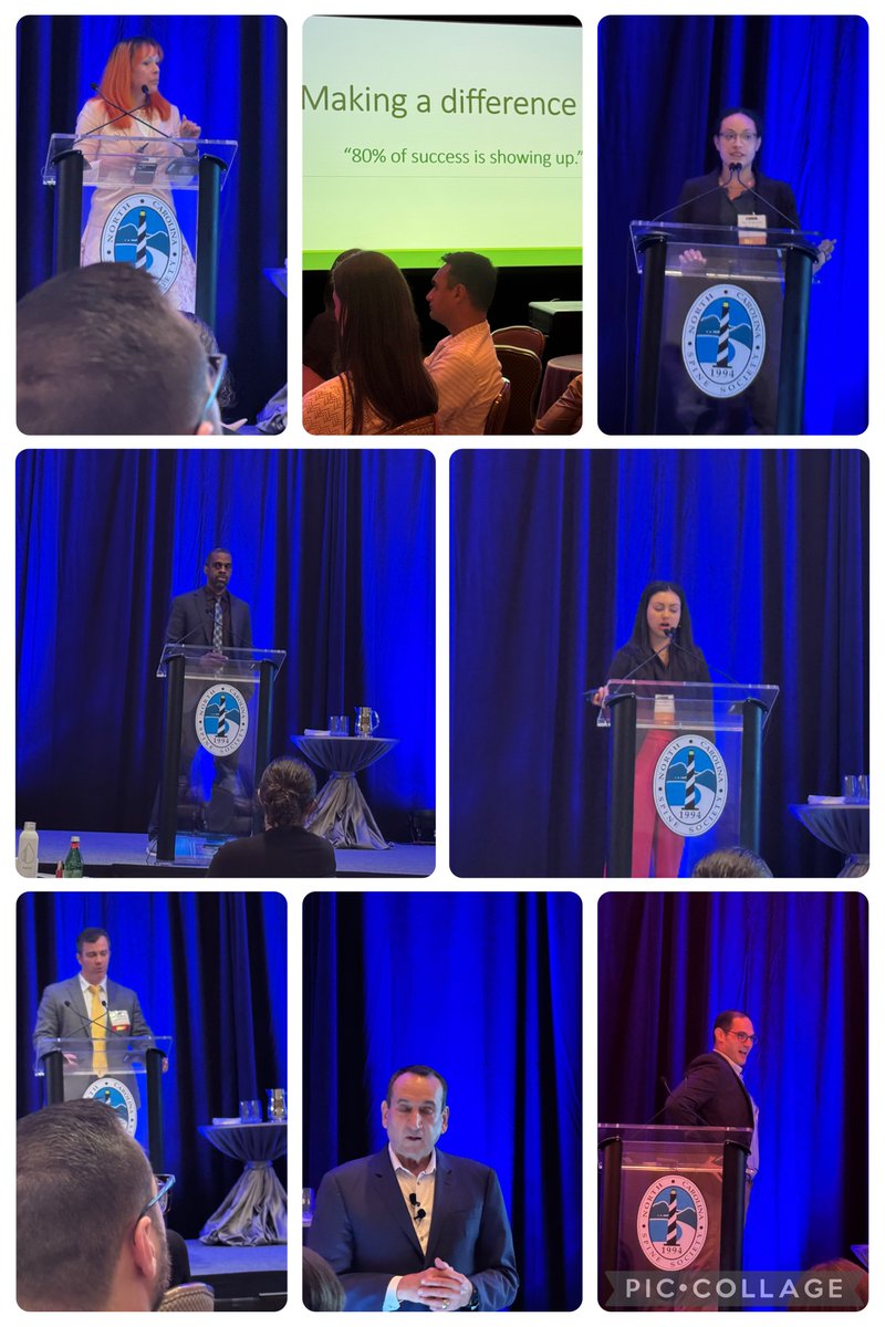 abdelbarrspine's tweet image. Amazing 2 days of amazing science and also talking about difficult subjects such as gender inequities in spine surgery and surgeon burnout at North Carolina Spine Society. Great to see young college students, medical students, residents present. Can’t forget Coach K as well!