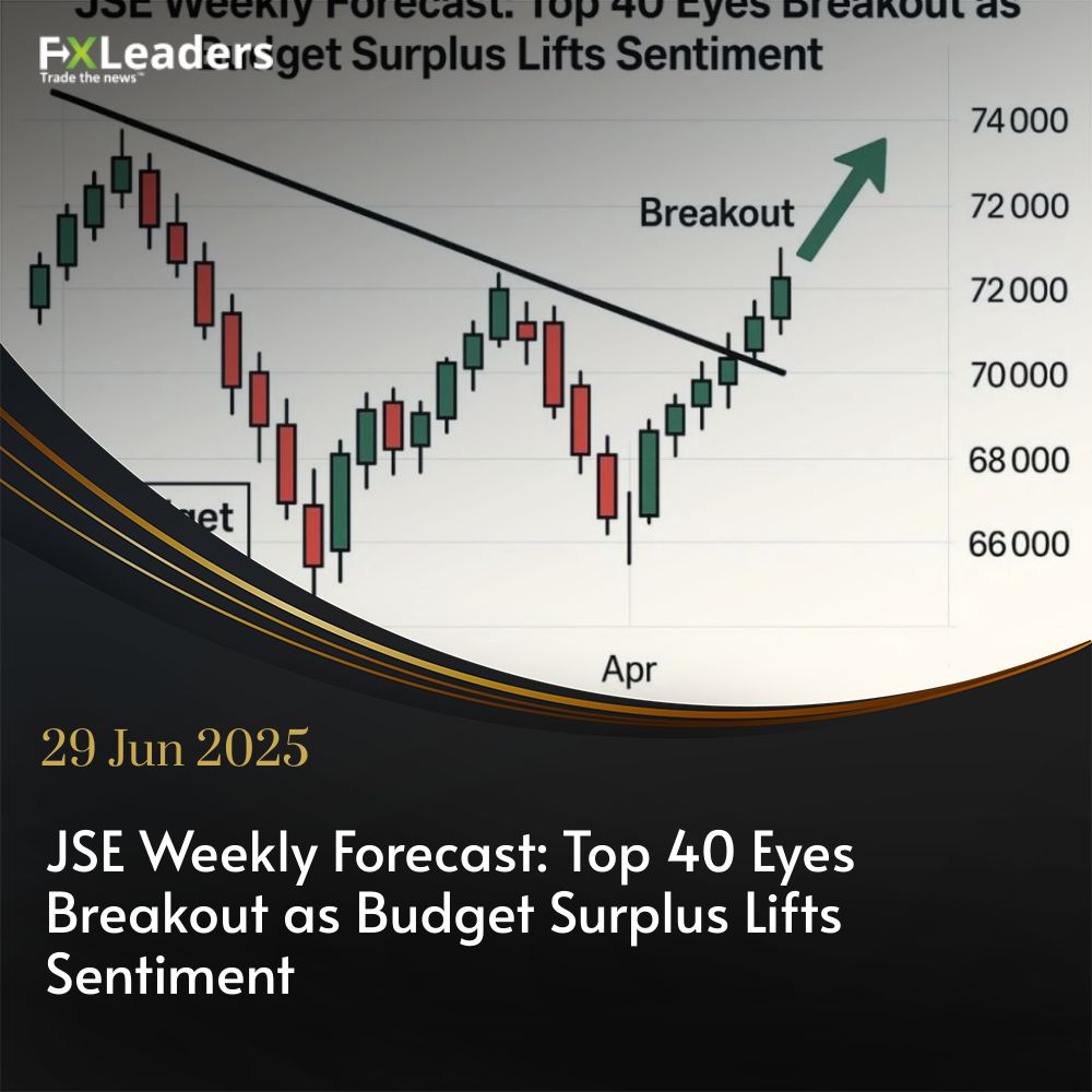FXLeadersCom's tweet image. Will the JSE Top 40 soar as a budget surplus sparks market optimism?

Read more at: fxleaders.com/news/2025/06/2…

#fxleaders #JSETrading #MarketAnalysis #BreakoutStrategy