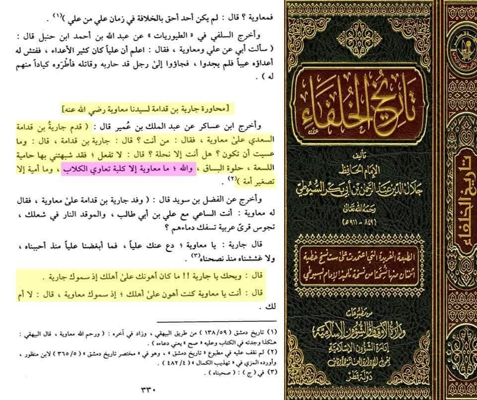 معاوية بن أبي سفيان فعلا اسم على مسمى 
معنى اسم معاوية في اللغة العربية 
الكلبة التي تعاوي"تنادي الكلاب 
👌🏼😂