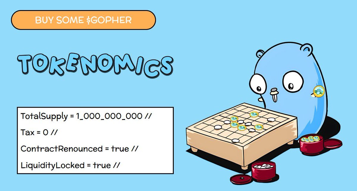 TheGoGopher_'s tweet image. Move over dogs &amp;amp; frogs... it’s GOPHER SEASON 🐹

Born from the Go dev world. Fueled by early degen power.  

hegogopher.vip