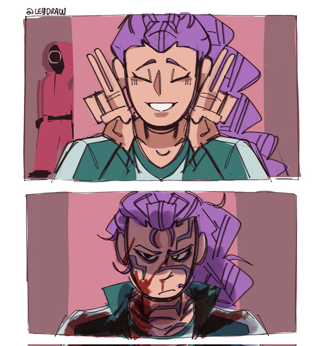 ley_draw's tweet image. Round 6 x Kpdh hehe (rumi need help)
.
.
.
.
#SquidGame #kpopdemonhuntersfanart #kpopdemonhunter #kpdh #rumikpopdemonhunters #Rumi