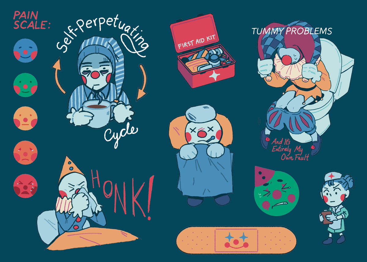 mapurlsyrup's tweet image. Tag yourself I'm the caffeine addicted insomniac clown