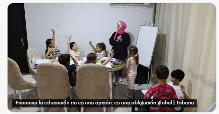 📢"Financiar la #educación no es una opción: es una obligación global"
Hoy inicia la 4º Conferencia Internacional de Financiación para el Desarrollo (FfD4) y es una oportunidad histórica.
🖌️Lee el articulo en <a href="/Planeta_Futuro/">ELPAÍS PlanetaFuturo</a>/<a href="/el_pais/">EL PAÍS</a>.
bit.ly/TribunaPlaneta…

#FundEducation
#FfD4