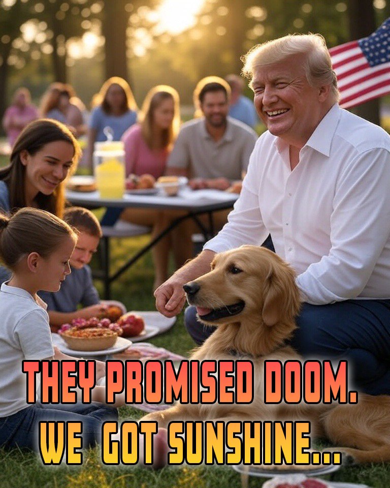 𝐈 𝐡𝐨𝐩𝐞 𝐲𝐨𝐮’𝐫𝐞 𝐞𝐧𝐣𝐨𝐲𝐢𝐧𝐠 𝐲𝐨𝐮𝐫 𝐒𝐮𝐧𝐝𝐚𝐲.
Maybe you went to church. Maybe the movies. Maybe a picnic with the family.

And it’s a beautiful thing — because if you had listened to the talking points from the media class, this kind of peace and normalcy