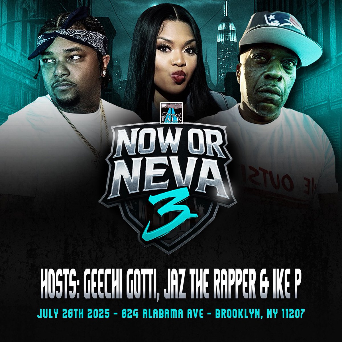 JULY 26th ! Jaz &amp; Geechi will be doing live commentary for this card with :

Hollow vs Trez 
T Top vs Fonz 
Arsonal vs Real Deal 

&amp; more 🔥🔥🔥🔥