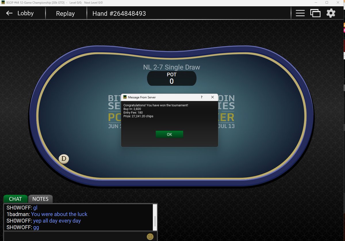 lynnshowoff's tweet photo. Annddd that’s #7!!! And 3 this BSOP!! Let’sfnnngoo! 🙏💯🤙😁 #Glory2god☝️💯💯 #NothingWithoutGod😇 @SwCPoker https://t.co/fPlc9ZCevs