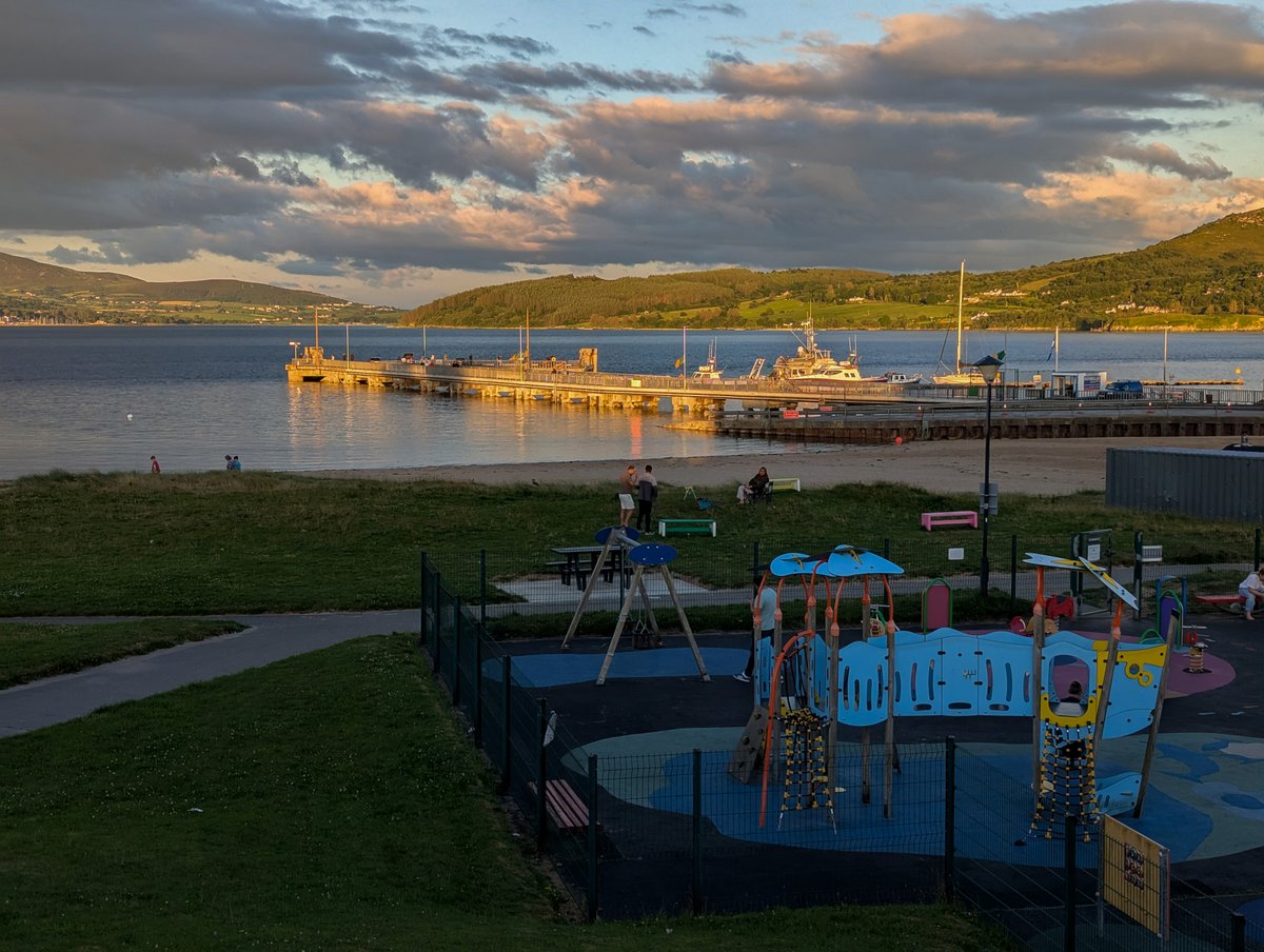 Evening light at Rathmullan pier