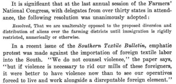 derzum_'s tweet image. Before the 1924 immigration act, workers were willing to remove aliens themselves if that's what it took to spare their colleagues the shame of being around foreigners. The GOP needs to learn what we're fighting for.