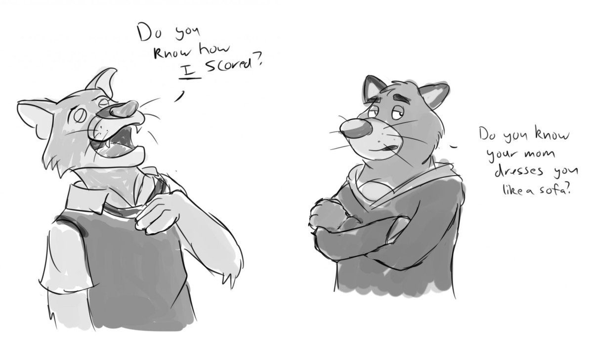 BrokGator's tweet image. Klay and Graff Fanart by Randomkooldude: @RandomKooldude