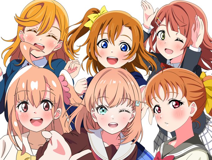 高坂穂乃果 ,澁谷かのん ,高海千歌 ,上原歩夢 「ラブライブ!シリーズ15