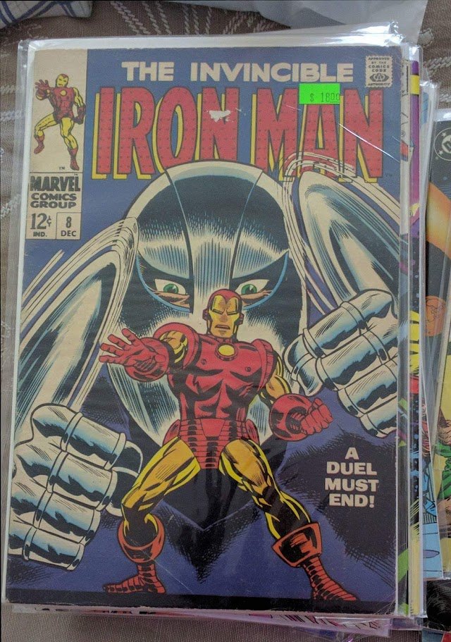 comicbookaddt's tweet photo. #SundayThrowback for the #comicbookaddicts! The Invincible Iron Man #8. A classic duel for the ages! Love this era of Marvel. #IronMan #MarvelComics #ComicArt https://t.co/uzvWkKyhDn