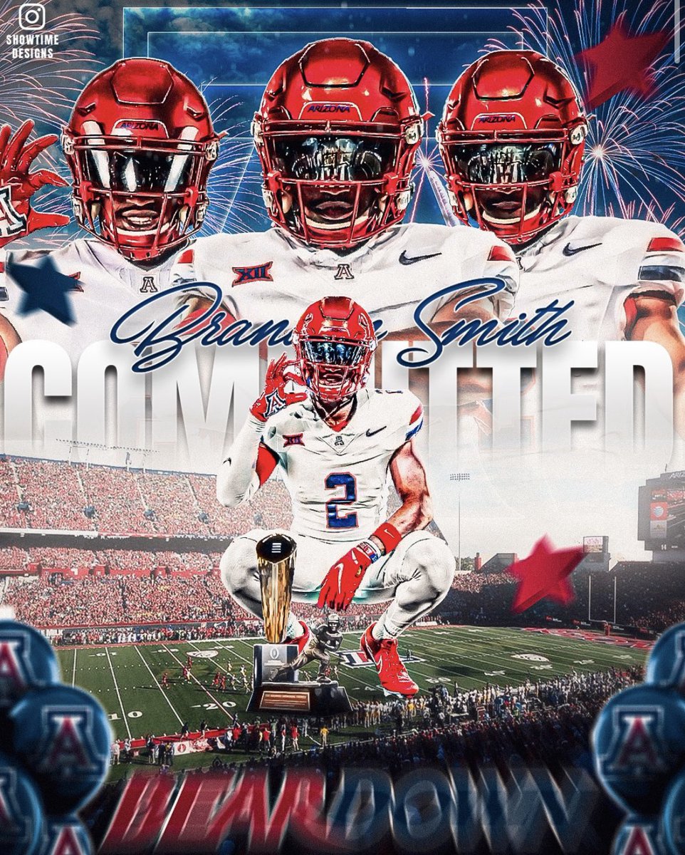 Arizona adds Fresno-Central East speedster Brandon Smith. Excellent addition to the offensive backfield