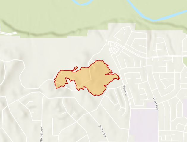 KernFiregraph's tweet photo. #MandalayFire #TylerFire mapped at 63 acres. https://t.co/o29evu0Etv