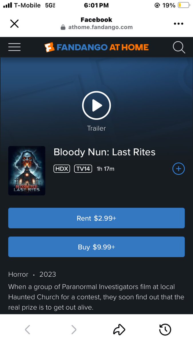 See me act as a police detective! Bloody Nun: Last Rites has finally hit streaming; it's available now on Fandango!athome.fandango.com/content/browse…