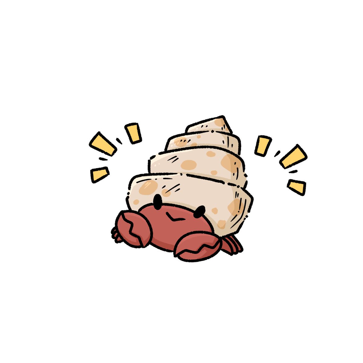 kammybale's tweet image. Doodle for the day 98: hermit crab

#doodledrawing