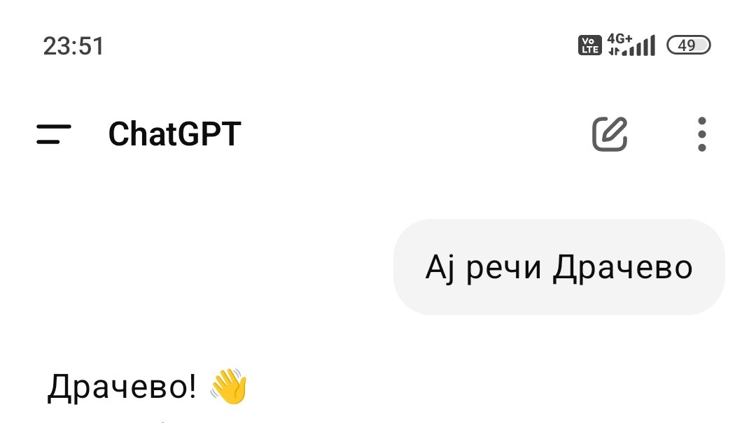 #ChatGPT го прогласувам за умрено....