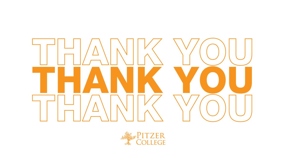 To every person who has given, shared, organized, and stood with Pitzer students—thank you! Our fiscal year ends TOMORROW! We’re SO CLOSE to hitting our goal! Help Pitzer support our amazing students by giving now: ow.ly/9Xcs50W8HT7
#PitzerCollege #StudentHelp