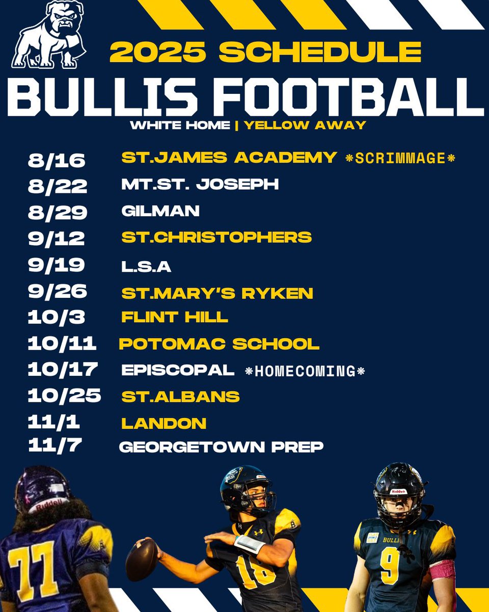 Eli Williamowsky (@eliwilliamowsky) on Twitter photo Can’t wait for a big season this year!!!
<a href="/skylersprings/">Coach Skyler Springs</a> <a href="/Jbrunell8/">Joe Brunell</a> <a href="/CoachTabannah/">Devonta Tabannah</a> <a href="/BullisAthletics/">Bullis Athletics</a> Can’t wait for a big season this year!!!
<a href="/skylersprings/">Coach Skyler Springs</a> <a href="/Jbrunell8/">Joe Brunell</a> <a href="/CoachTabannah/">Devonta Tabannah</a> <a href="/BullisAthletics/">Bullis Athletics</a>