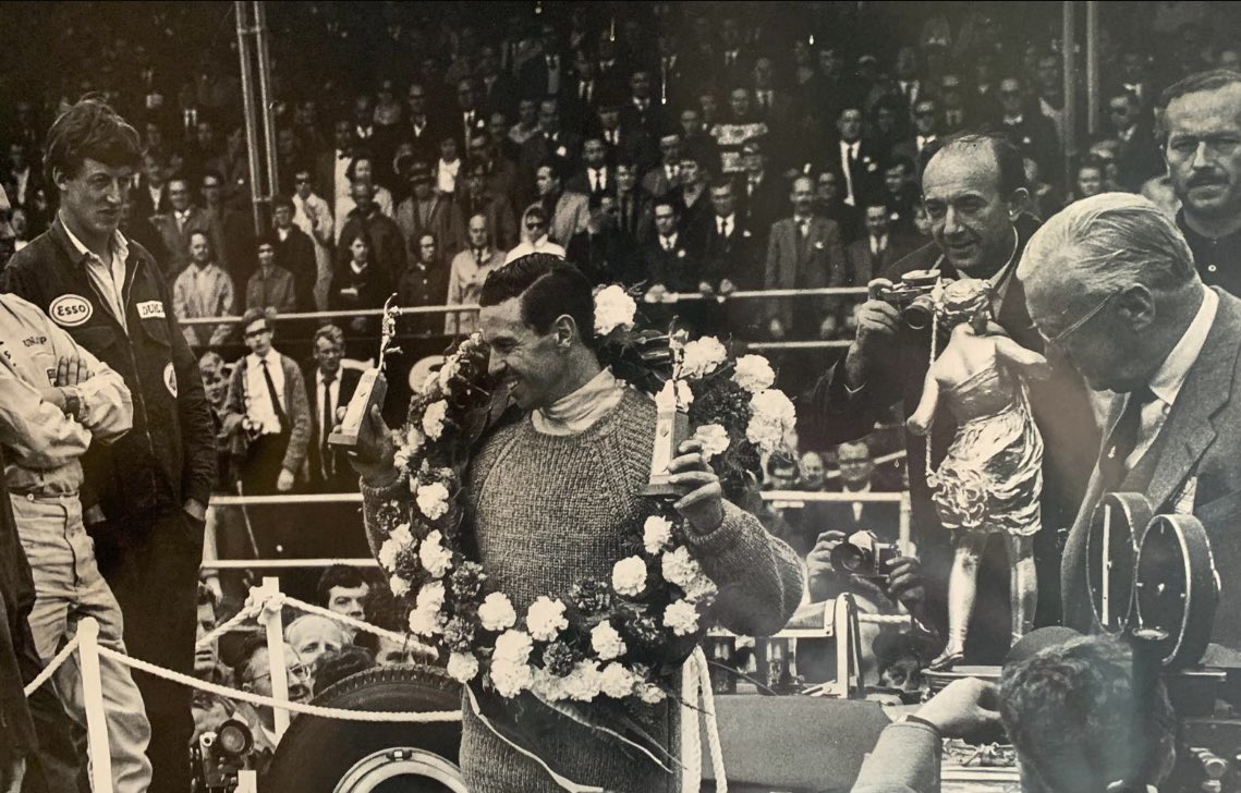 Nicely done  1/2 in #AustriaGP and out first <a href="/DHL_Motorsports/">DHL_Motorsports</a> fastest pitstop of the year.  
Same again next week please <a href="/McLarenF1/">McLaren Mastercard Formula 1 Team</a>  on home soil 🇬🇧 

Also be nice to repeat a little bit of family history 60 years apart. Jim Clark &amp; dad winning the British GP at Silverstone 1965